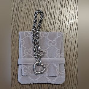 Never worn Silver Gucci bracelet